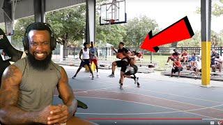 Hooper HOOPER Gets TACKLED By Trash Talkers 5v5 Basketball