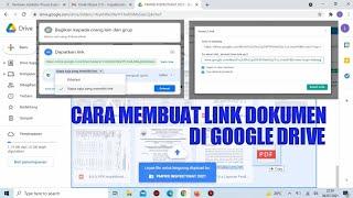 How to create a document link on google drive