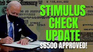 $6500 STIMULUS CHECKS NEXT WEEK  FOURTH STIMULUS CHECK UPDATE