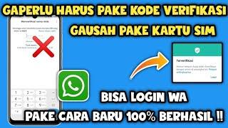 Cara login Whatsapp tanpa Kode verifikasi 2024  Masuk wa tanpa kode verifikasi