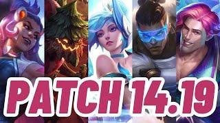 Patch 14.19 - Illaoi - Maokai - Orianna - Lucian - Taric - League of Legends