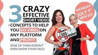 3 Crazy Effective Short Video Concepts To Help You Go Viral On Any Platform & Profit