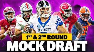 2023 NFL Mock Draft 2 ROUNDS Things get weird...