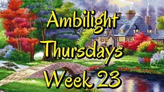 Ambilight Thursdays 23 #stampedcrossstitch #flosstube #pointdecroix #unboxing #stitchalong