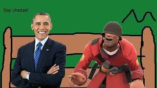 TF2 Soldier meets Obama