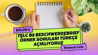 B2 Örnek Mektup Sorularını Türkçe anlıyoruz 5  Deutsch Cafe