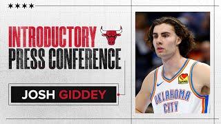 LIVE Josh Giddey Introductory Press Conference  Chicago Bulls