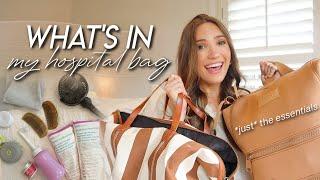 WHAT’S IN MY HOSPITAL BAG  what I packed for labor delivery & for baby *just the essentials* 2023