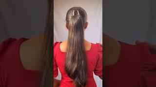 try this high ponytail hairstyle hack with claw clip️#hairstyle #hair #hairtutorial #shorts #hacks