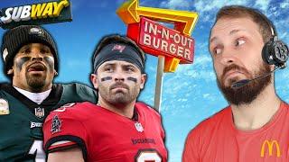 NFL QBs as Fast Food Restaurants