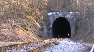 WMd 734 Blasting out of Brush Tunnel