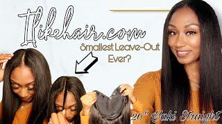 SMALLEST Leave-Out?  How to Install I Part Wig in Minutes  ilikehair.com  No Gel Glue or Lace