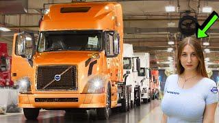 Volvo Trucks Factory2024 USA AssemblyAmerican truck Production line Manufacturing process