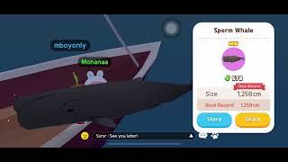 Catch Big Shadow Sperm Whale - Play Together