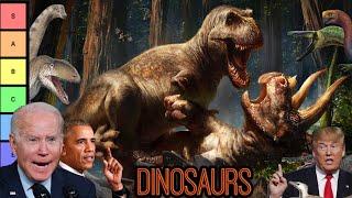 US Presidents make a Dinosaur Fighting Tier list