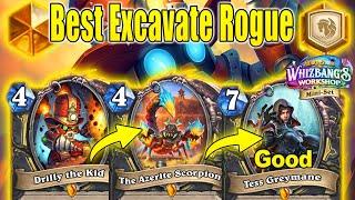 I Made Best Excavate Thief Rogue Deck To Climb Ranks At Whizbangs Workshop Mini-Set  Hearthstone