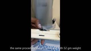 How to calibrate a perkins tonometer?