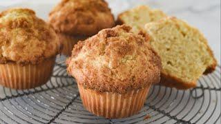 Banana Muffins  Small Batch  Makes 4 muffins