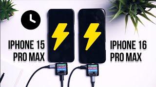 iPhone 16 Pro Max - Fast Charging Test 45 W