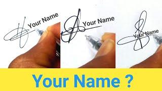 ️ How To Draw Signature Like A Billionaire  For Alphabets I A S 