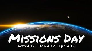 Sunday03.12.2023Missions DayPastor Tom Hughes and Guests 2nd