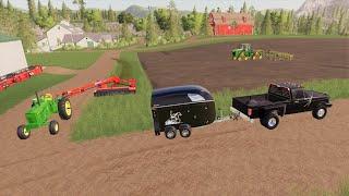 Starting a race horse  Buying new truck and trailer  Suits to boots 10  Farming Simulator 19