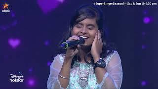 Kaalathukkum Nee Venum Song by #Abhijith & #Yazhini  Super Singer Season 9