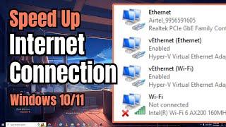 How To Speed Up Internet Connection On Windows 1110 PC WiFiLAN 2023