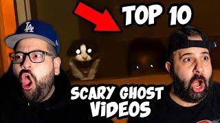 Top 10 SCARY Ghost Videos  Reaction @NukesTop5