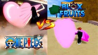 Blox Fruit Vs One Piece Love Fruit Mero Mero No Mi All Skills