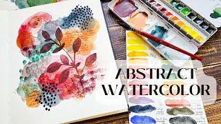 Abstract Watercolour Painting in my Art Journal  & Review of the brand new Paul Rubens paints