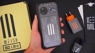 IIIF150 B2 Ultra Unboxing 15000mah Rugged Phone With A Rear Display