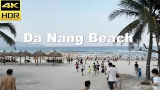 4K HDR  Da Nang Promenade & Beach - Vietnam Walking Tour 2023  With Captions