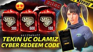 CYBER WEEK REDEM CODE  ASILBEK OFF  PUBG MOBILE UZ