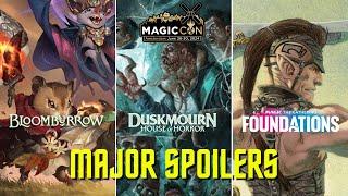 Magic Con Amsterdam Spoilers - Bloomburrow Duskmourn  MTG Foundations