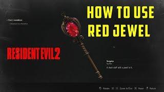 How to use the red jewel  Resident Evil 2 Remake