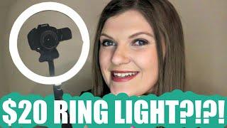 $20 RING LIGHT Testing a cheap ring light