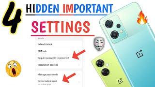 4 Hidden Important Settings  OnePlus Device  OnePlus Nord CE 2 Lite 5G & Nord CE 3 Lite 5G