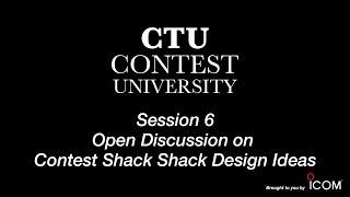 Contest University Session 6 -- An Open Discussion on Contest Shack Shack Design Ideas - N0AX