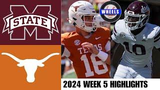 #1 Texas vs Mississippi State  Full Game Highlights  2024 College Football Highlights