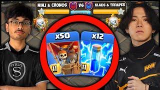 I Cant Believe 12 Lightning Spells & 50 LOONS did THIS to a MAX Base...