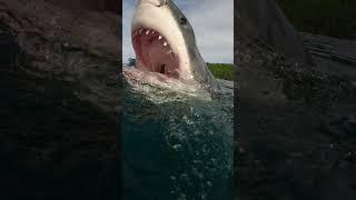 GoPro  Great White Shark Nearly Bites Camera  Mike Coots #Shorts #SharkWeek