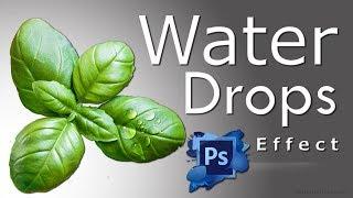 Photoshop Tutorial  Using Water Drops Effect