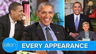 Every Time Barack Obama Appeared on the ‘Ellen’ Show