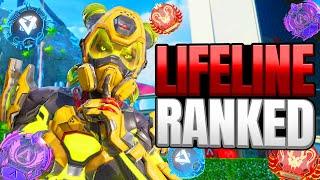 High Level Lifeline Ranked Gameplay - Apex Legends No Commentary