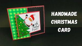 Easy Christmas Card Idea  Christmas greeting card ideas 2023  Handmade Christmas card