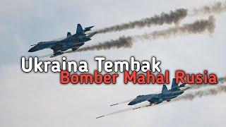 Ukraina Tembak Jatuh Pesawat Sukhoi Su-34 Milik Rusia