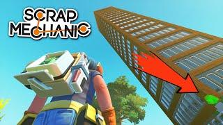 ШОК БАКТЕРИЯ СОЖРАЛА НЕБОСКРЕБ  СУПЕР МОД в SCRAP MECHANIC