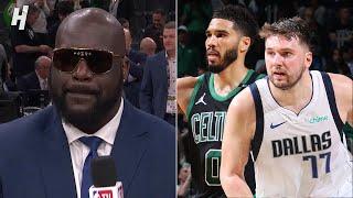 SHAQ & NBA TV Crew reacts to Mavericks vs Celtics Game 2 Highlights