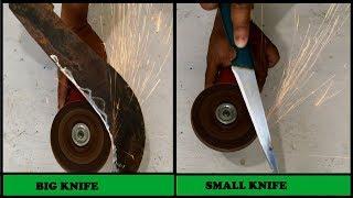 How to Get an Extremely Sharp Knife Using Angle Grinder